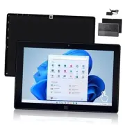 2 in 1 10.1 Inch Windows 11 Pro Tablet PC, Intel Quad-Core CPU 8GB RAM 128GB