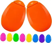 MOLUCKFU 10pcs Spinning Top Easter Egg Spinning Top Easter Egg Fillers Easter Basket Activities Fillable Easter Egg Easter Egg Fillers Easter Egg Stuffer Ideas Plastic