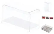 164CD Clear Plastic Display Case for 1:64 Scale Cars (Mirrored), 3.5" W 1-Pack