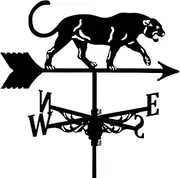 Wind vanes, Outdoor Garden Animal Metal Weather Vane, Hamster Stainless Steel Weathervane for Iron Roof Yard Decoration Wind Direction Indicators