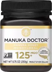 MANUKA DOCTOR - MGO 125+ MANUKA HONEY MONOFLORAL, 100% PURE NEW ZEALAND HONEY