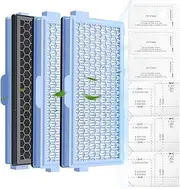 Replacement HEPA Filters Compatible with Miele Compact C1 & C2, Complete C2 & C3, S8340, S4, S5, S6, S8, S8000, S8999, S6000, S6999, S5000, S5999, S4000, S4999 Series - SF-HA 50