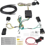 WATERWICH 4 Way Trailer Wiring Harness Compatible with Jeep Wrangler JL 2018-2024 and Jeep Gladiator 2020-2024, Replacement for 56407 4-Pin Trailer Hitch Wiring Harness