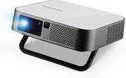 ViewSonic M2e Full HD 1080p Mini Portable Projector, 400 ANSI Lumens, Outdoor/Camping/Indoor, Harman Kardon Speakers, H/V Keystone, Auto Focus, Smart WiFi Bluetooth HDMI USB-C, Home Entertainment