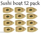 BRAND NEW Wei Melamine Sushi Boat Serving Plate 12 PACK WITH BONUS REBATE