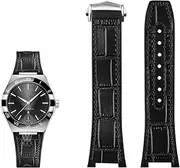 [XNWKF] Genuine leather silicone base wristband for Omega constellation series Perfect Observatory 131.13 Manhattan series watch strap