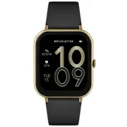 Reflex Active Series 23 Smart Watch with Gold Case & Black Silicon Straps
