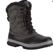 Lugz Mens Anorak Water Resistant Flat Heel Work Boots. Size: 10.5 Color: Black