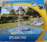 Wham-O Backyard Sea Creature Printed Children's Splash Pad with Inflatable Rim