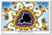 Fractals #4 - Math Classroom School POSTER