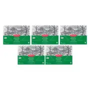 5x Derwent Academy Craft/Art Sketching Paper Pad A4 Landscape 30 Sheet 100Gsm