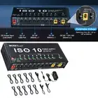 Guitar Pedal Power Supply 10 Isolated DC Output Effect Boards Power w/ USB Port