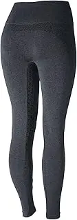 [HORZE] Womens Naomi Seamless Silicone Full Seat Tights - Dark Navy/Black - 30-32