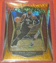 2020-21 Select Premier Level Paul George Shimmer Parallel Card - L.A. Clippers