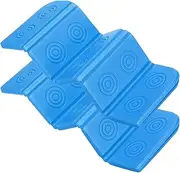 YELARXI Folding Foam Mat, 14 x 10 Mini Portable Lightweight Mini Waterproof Folding Mat Fit for Backpacking Hiking Camping Kneeling Outdoor Activities Recreation - (2Pack, Blue)