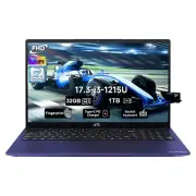 NIMO 17.3 Laptop, Intel Core i3-1215U, 32GB RAM 1TB SSD Fingerprint Backlit KB