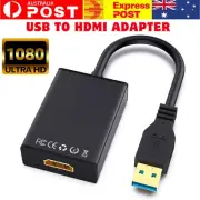 USB 3.0 to HDMI Converter Adapter Cable, 1080P Display Output for PC & Laptop