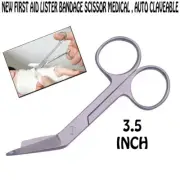 Lister Bandage Scissors 3.5 inch medical , autoclaveable First Aid