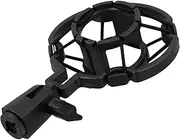 CATIEBYE 1pc Microphone Shockproof Mount Vibration Mic Holder for Touring Recording Blogging Durable Bungee Cord Design Compatible with Microphones Easy to Carry Store