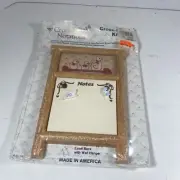 Cross-Stitch Kit Gaggle Of Geese Easel Back vintage new sealed