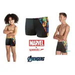 【泰山】SPEEDO 中大童泳褲 男孩泳褲 MARVEL 漫威聯名 AVENGERS 復仇者聯盟 泳具 及膝泳褲 四