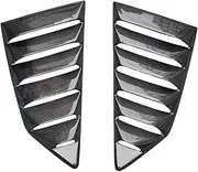 Carbon Fiber Car Rear Louver Window Side Shutter Cover Trim Sticker Vent Scoop Compatible For NISSAN R35 Auto