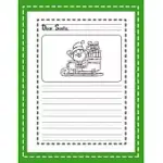 DEAR SANTA: MY CHRISTMAS WISH LIST: A PRIMARY COMPOSITION NOTEBOOK CUTE JOURNAL FILLED WITH BLANK LETTERS KIT FOR SANTA CLAUS, HOL