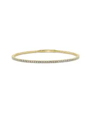 Sabrina Designs 14K 1.57 ct. tw. Diamond Flexible Bangle Bracelet