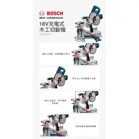 在飛比找蝦皮購物優惠-德國博世 BOSCH 雙渦輪18V鋰電 木工切斷機 滑軌切斷