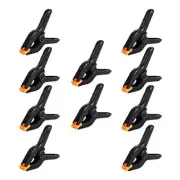 10 Pack 4.5" Spring Clamps for Crafts and Woodworking Backdrop Clips