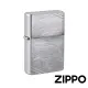 【Zippo】古典拉絲切角防風打火機(美國防風打火機)