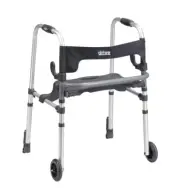 Drive Medical Clever-Lite LS Rollator Walker with Seat