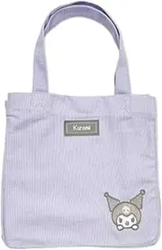 畑山商事(Hatakeyamashoji) Hatayama Shoji Sanrio Square Tote Bag, Women's, Canvas, Mini Tote, Small, Mother's Bag, Lunch Bag, Handbag, Freestanding, Sub-bag, Mini Bag, Stylish, Cute, Lightweight, Walking, Shopping, Travel, Work