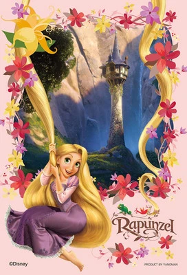 99-Piece Tangled Puzzle with Mini Light - Rapunzel Tower Princess 10x14.7cm