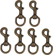 BESPORTBLE 3sets Dog Car Travel Accessories Pet Collar Hooks Swivel Joints for Leashes 2pcs*3