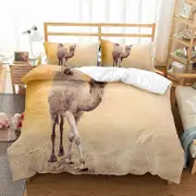 v5378 Bed Sheets Desert Camel Printed Gift Duvet Cover Set Bedding Bed Linen Bed Sheets IU5378