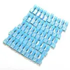 100x Blue Fully Insulated Nylon Female Spade Crimp Connectors Terminals^K7