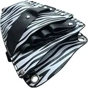 Ipetboom Scissor Holder Leather Waist Pouch for Hairstylists Professional Hairdressing Tool Storage with Multiple Pockets Portable Barber Scissor Bag for Convenient Use