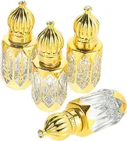 HEATSHAKING 4Pcs Essential Oil Roller Bottles Refillable Empty Bottles with Smooth Roller Ball Design Portable Travel Containers for Perfume and Cosmetic Packaging Leak