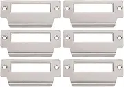 DOITOOL Door Strike Plate 6pcs Door Security deadbolt Strike Plate Metal Strike Plate Lock Strike Plate Strike Plates Stainless Deadbolts