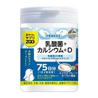 在飛比找比比昂日本好物商城優惠-Unimat Riken ZOO 乳酸菌+鈣+維他命D 咀嚼