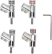 4PCS Banana Plug, Locking Banana Plugs BA1403r Speaker Banana Plugs Speaker Wire Connector for Speaker Wire AV Receiver Amplifiers