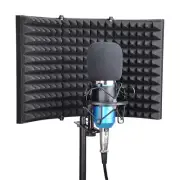 Studio Microphone Isolation Shield Acoustic Recording Sound Absorber Foam Panel