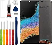 [New] Duotipa LCD Display Screen Digitizer Assembly Replacement for Galaxy Xcover 6 Pro SM-G736U G736U1 G736U 6.6" with Technical Repair Tools Kit-Black.