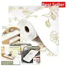 Thickened 17.5in x 30FT Non-Adhesive Drawer Liner - Stain Resistant & Versatile