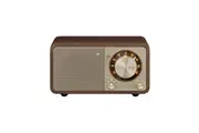 Sangean WR-7 FM Bluetooth Aux-In 12cm Wooden Cabinet Radio Portable Mini Stereo