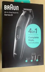 Braun All-In-One Style Series 3 SK3400, 4-in1 Kit For Beard & Hair (5513) - New