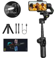 AOCHUAN Smart S2 Smartphone Gimbal Stabilizer with Fill Light for iPhone Android