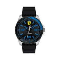 在飛比找PChome24h購物優惠-【Ferrari 法拉利】FORZA賽車鋸齒錶圈設計簡約橡膠