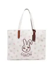 COACH Bunny Graphic Tote Bag